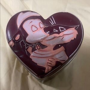 🖤Vintage Looney Toons Heart Trinket Box🖤